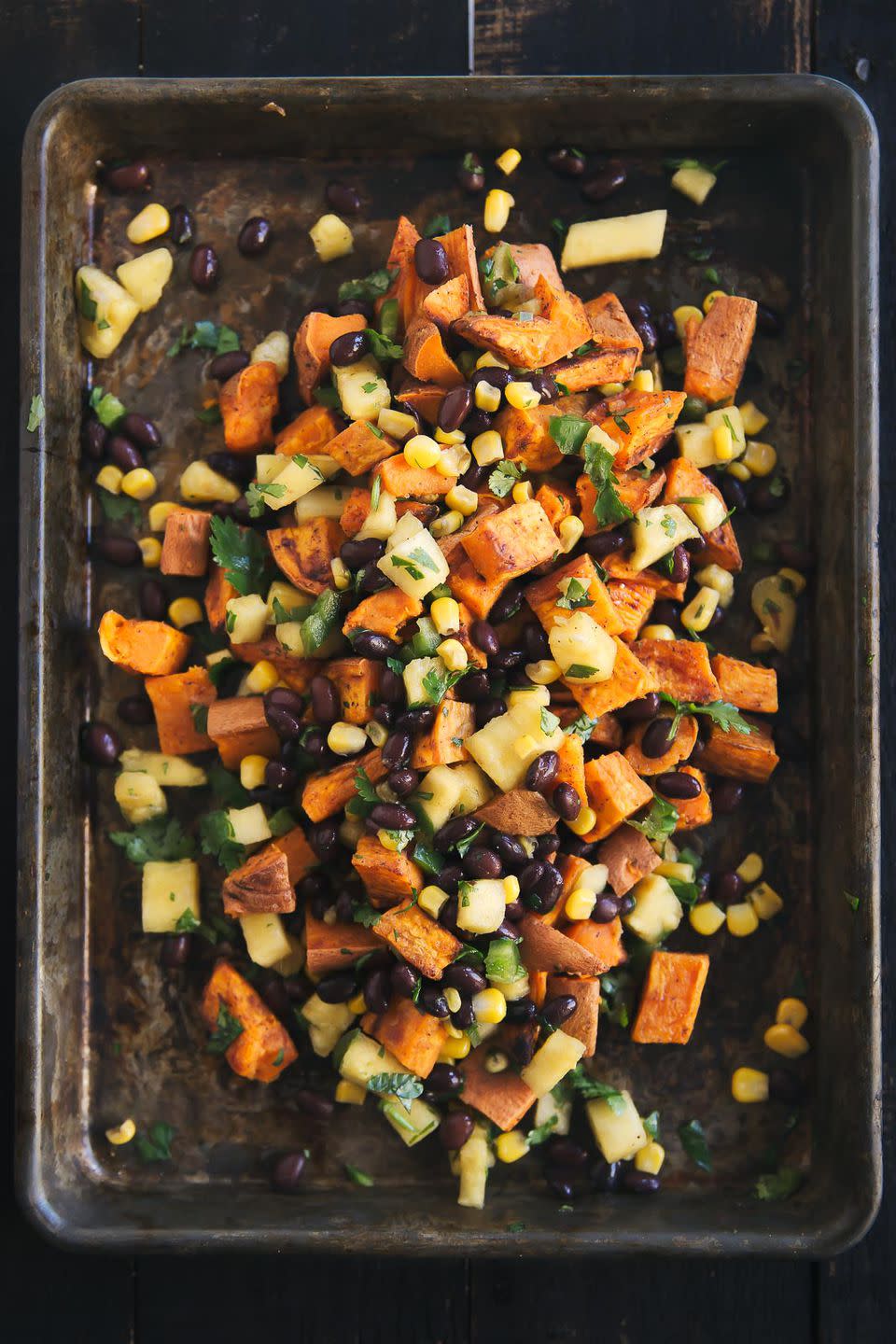 Roasted Sweet Potato & Black Bean Salad