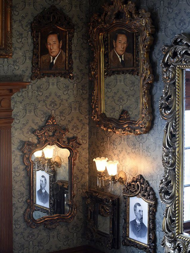 The Stanley Hotel is said to be haunted by the hotel's founder Freelan Oscar Stanley, and his wife Flora have been spotted walking through the lobby or heard playing piano in the music room. Picture: Getty