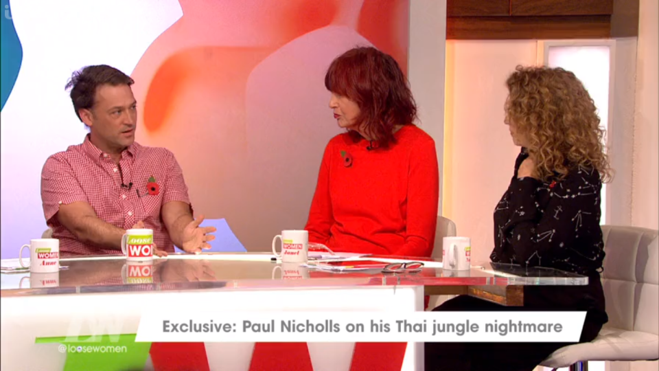 Paul’s story led to gasps from the Loose Women audience