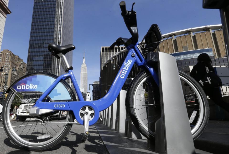 Beginning in May, Lyft customers in New York City will be able to use CitiBikes through the ridesharing app