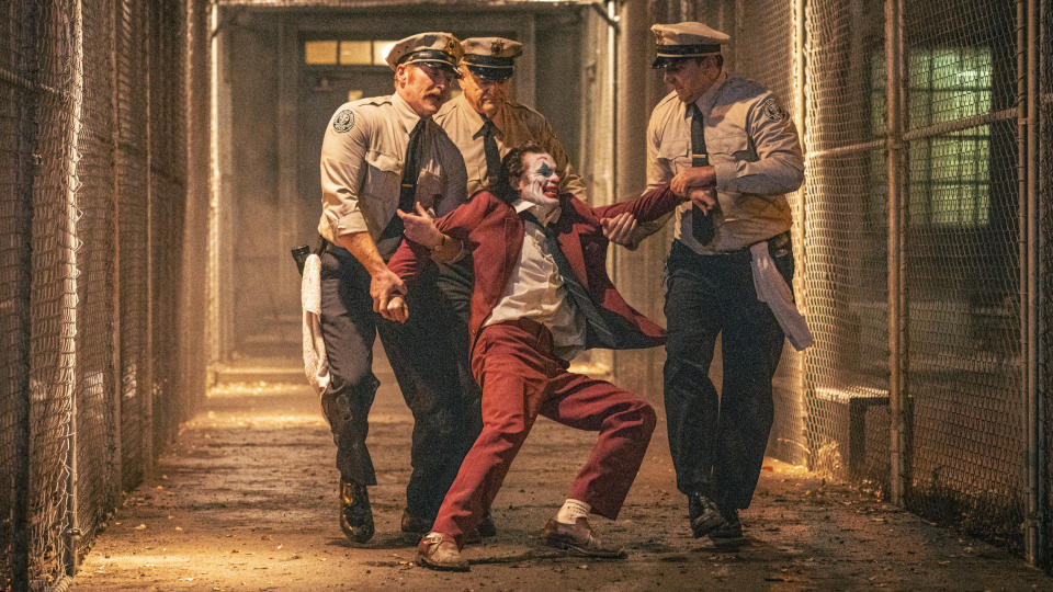 Arthur Fleck finds himself in prison during Joker: Folie à Deux. (Warner Bros Pictures)