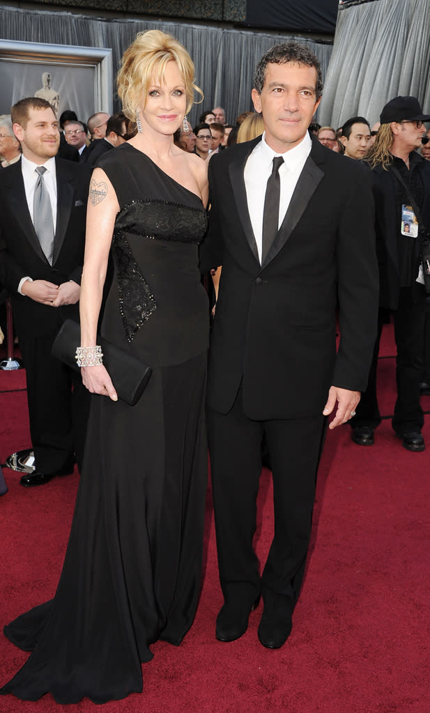 2012 Oscar Arrivals Melanie Griffith Antonio Banderas