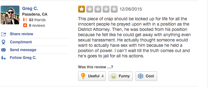 Prosecutor From 'Making a Murderer' Getting Bad Reviews on Yelp