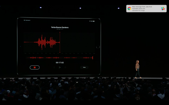 Voice memos on iPad. About time!