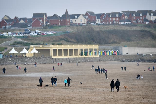 Beach in Barry