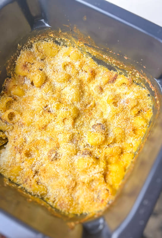 Baked air fryer mac and cheese<p>Courtesy of Jessica Wrubel</p>