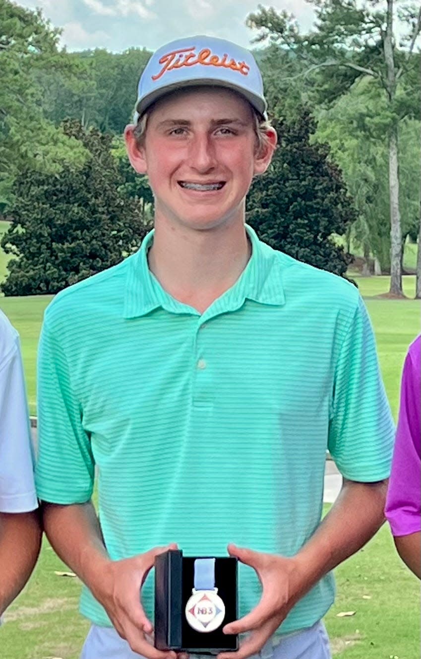 Luke Balaskiewicz of Jacksonville fired two under-par rounds to lead the North Florida Junior Golf Foundation 13-15 boys team to a fourth Florida Junior Team Championship in a row.