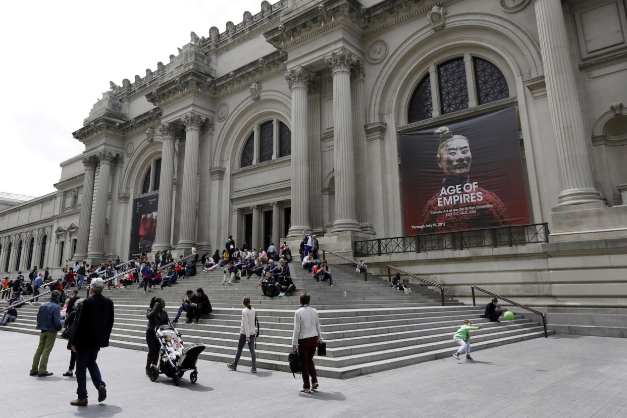 Ein Bild im Metropolitan Museum of Art in New York sorgt derzeit für Diskussionen. (Bild: AP Photo)