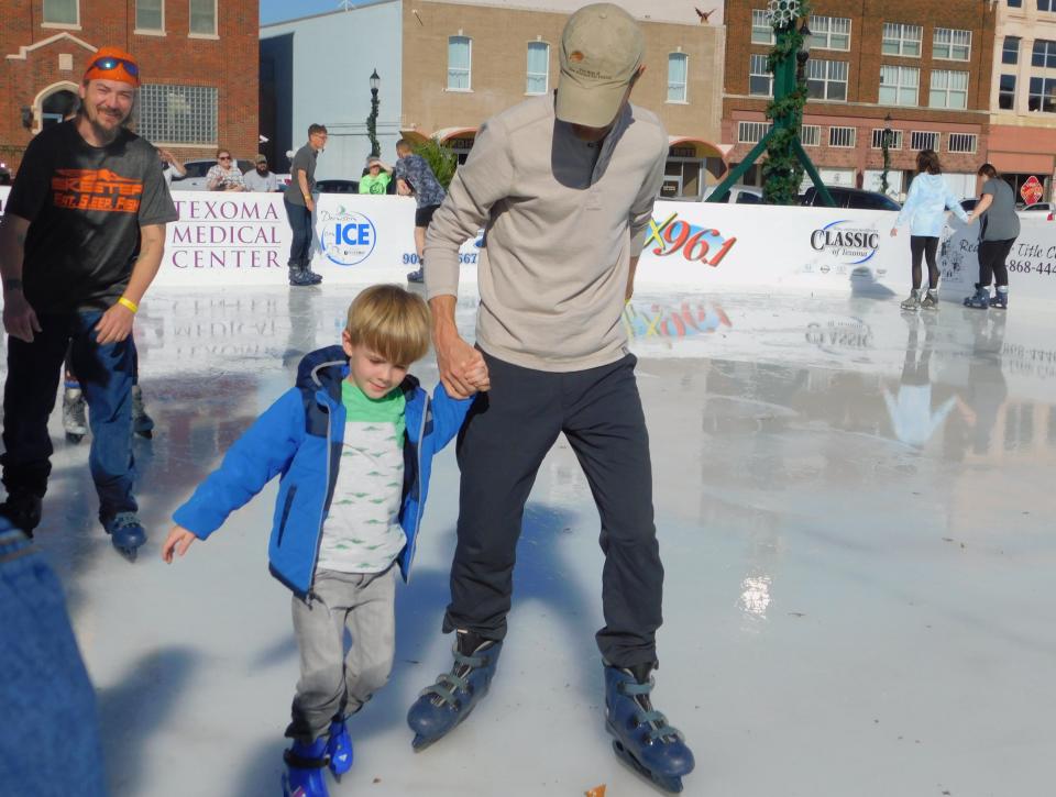 Organizers for Denison on Ice said the annual ice rink will feature changes for 2020 aimed at mitigating the risk of COVID-19 exposure