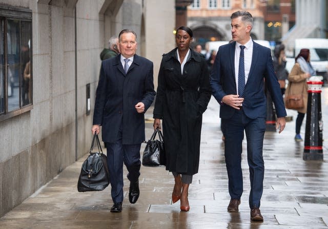 Ms Williams arriving at the Old Bailey for sentencing