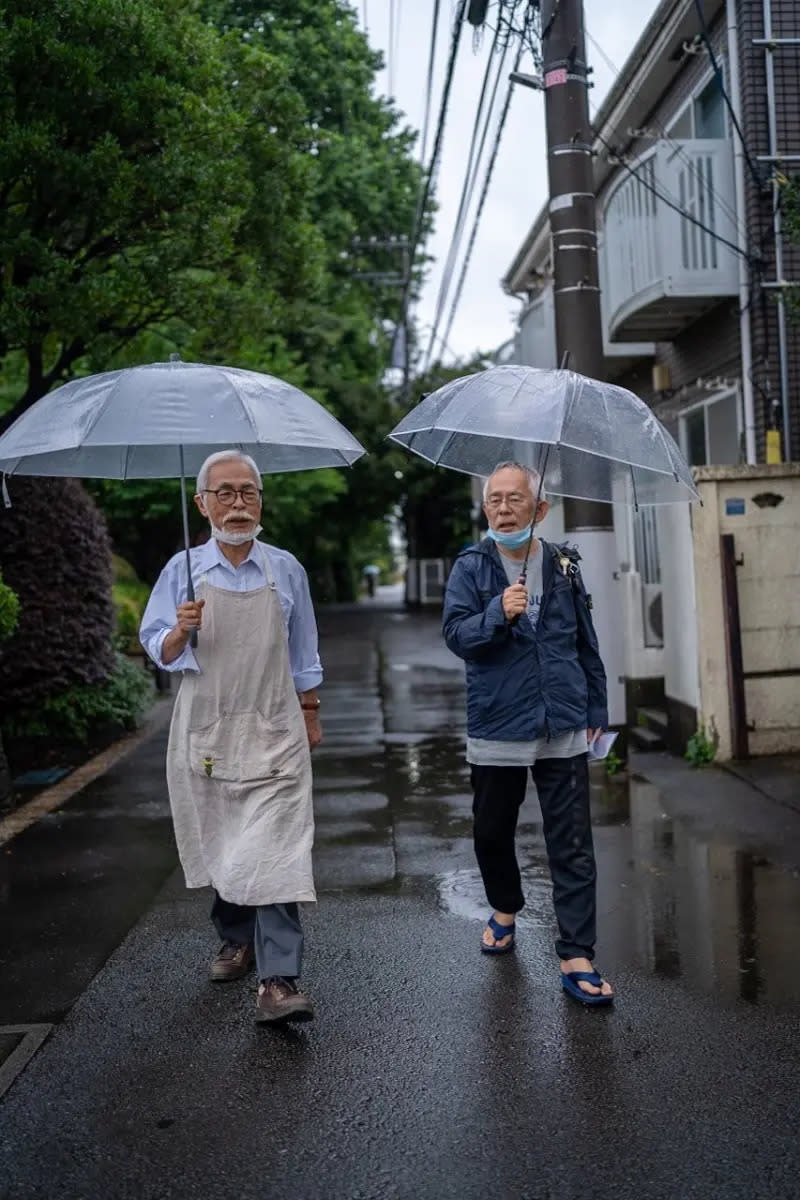 ▲宮崎駿（左）、鈴木敏夫年事已高，決定將「吉卜力工作室」委託給電視台經營。（圖／翻攝自吉卜力X）