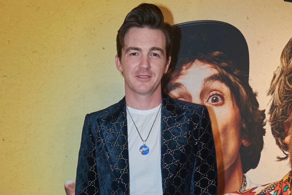 <p>Jaime Nogales/Medios y Media/Getty </p> Drake Bell at the premiere of 