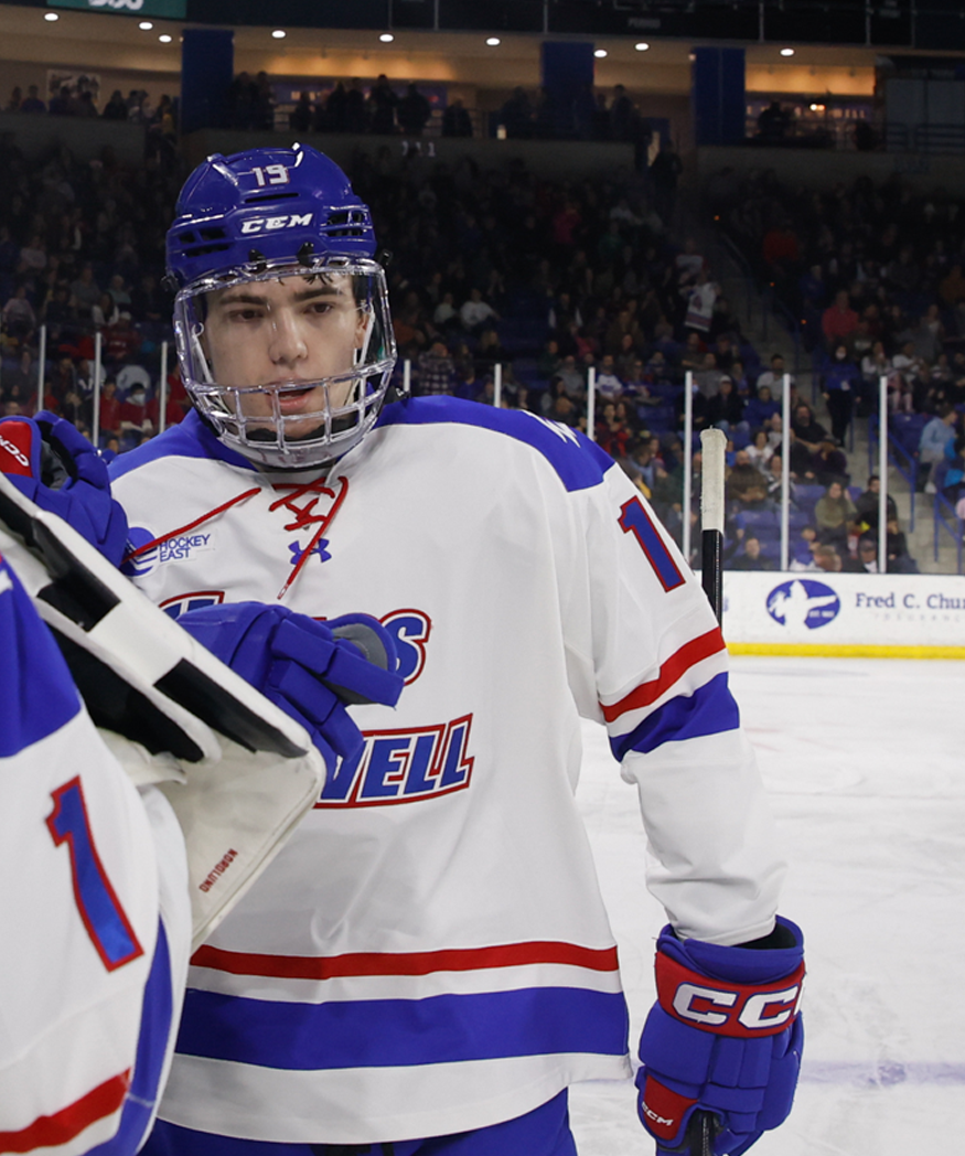 Dillan Bentley, the third Peoria-born player to go on to an NCAA Div-I program (UMass-Lowell), developed through the Tru Hockey Academy and later served as an instructor in it. He was back this week working out in the program in preparation for the coming college season.