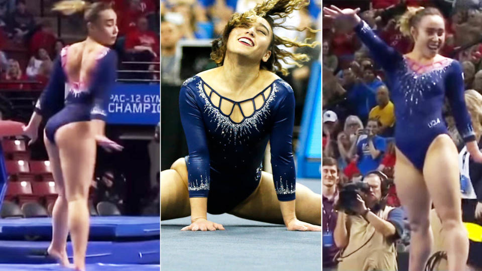 Katelyn Ohashi is back for more. Image: UCLA/Getty