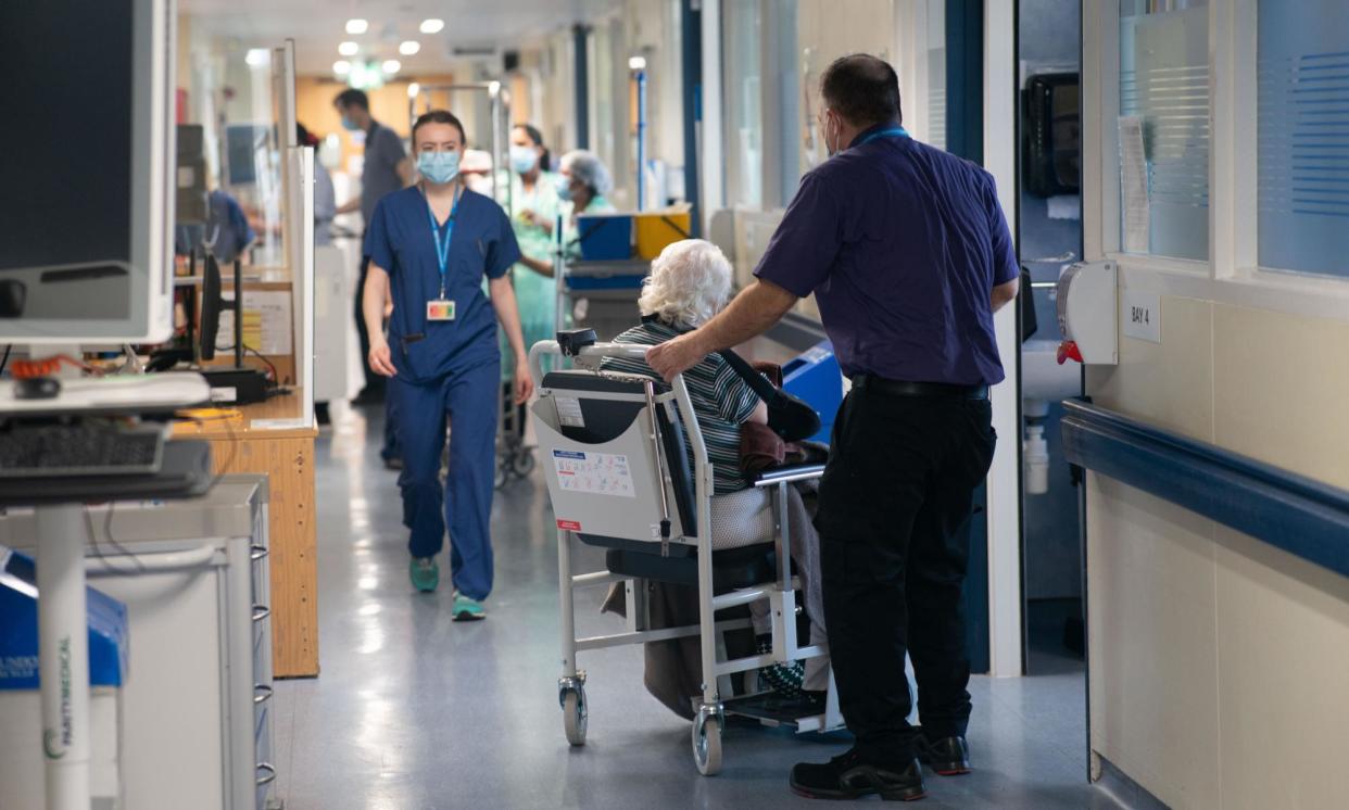 <span>The estimate is based on data from a study which found one excess death for every 72 patients that spent eight to 12 hours in an A&E department.</span><span>Photograph: Jeff Moore/PA</span>