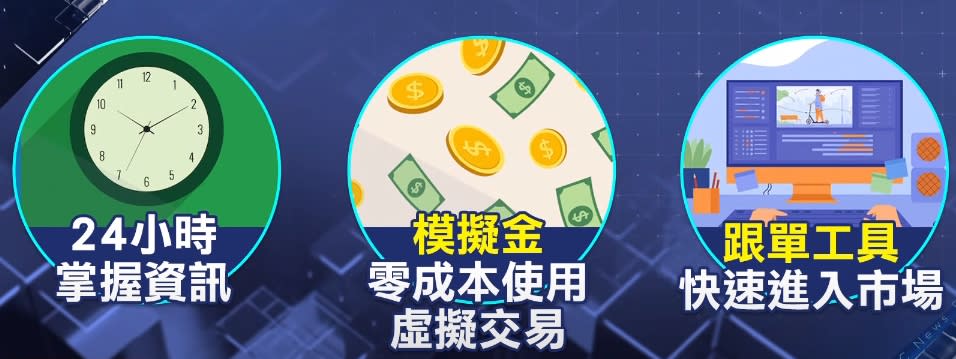 友善加密貨幣新手，BingX推虛擬模擬金。（圖／東森財經）