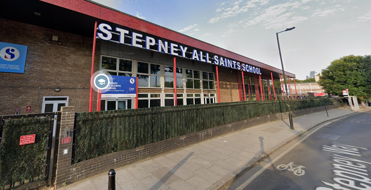 Stepney All Saints School has been forced to close immediately (Google Maps)