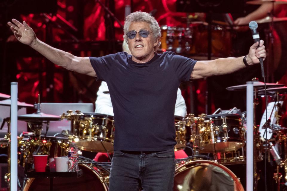 Roger Daltrey performs at the Toyota Center in Houston in September.