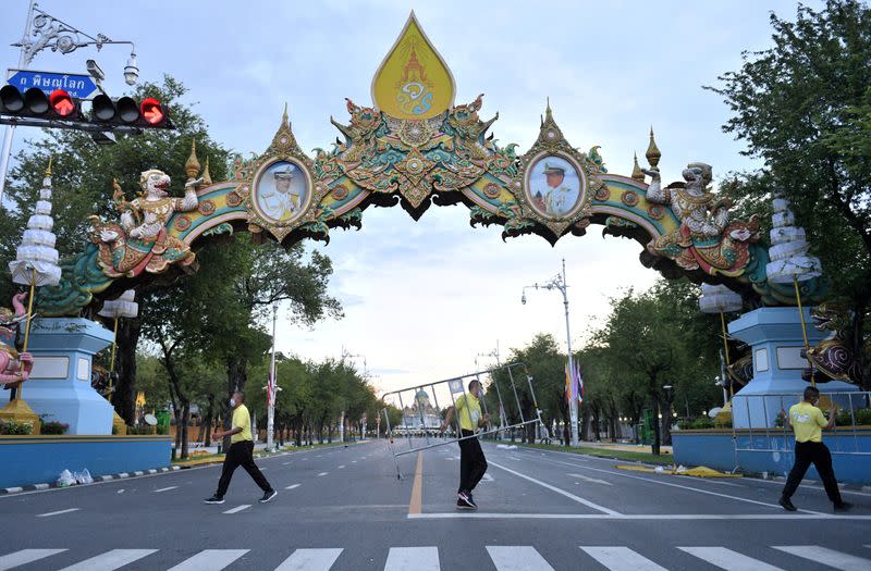 Thai anti-government mass protest, on the 47th anniversary of the 1973 student uprising, in Bangkok