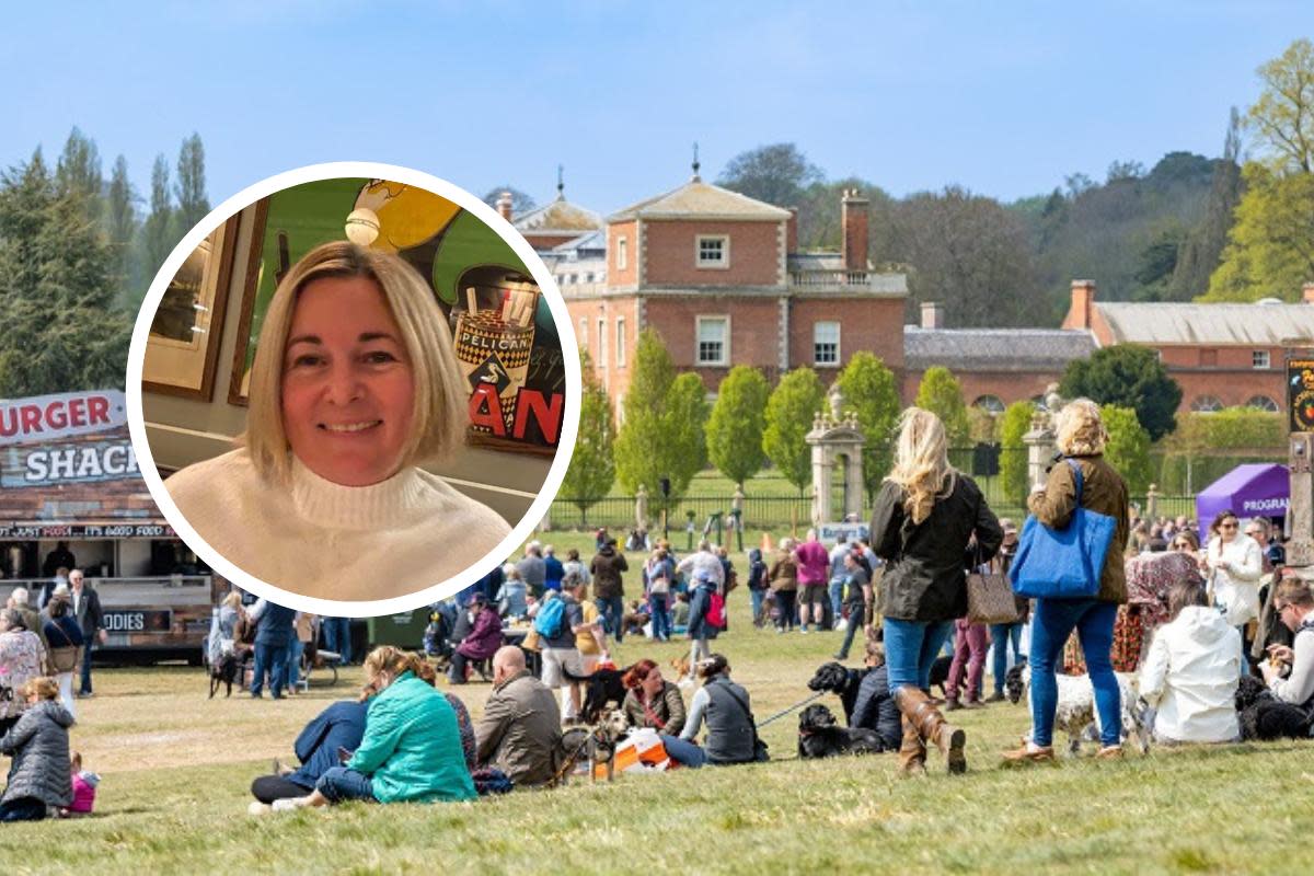 Tracey Grand and crowds at the East Anglian Game and Country Fair at Euston <i>(Image: East Anglian Game and Country Fair)</i>