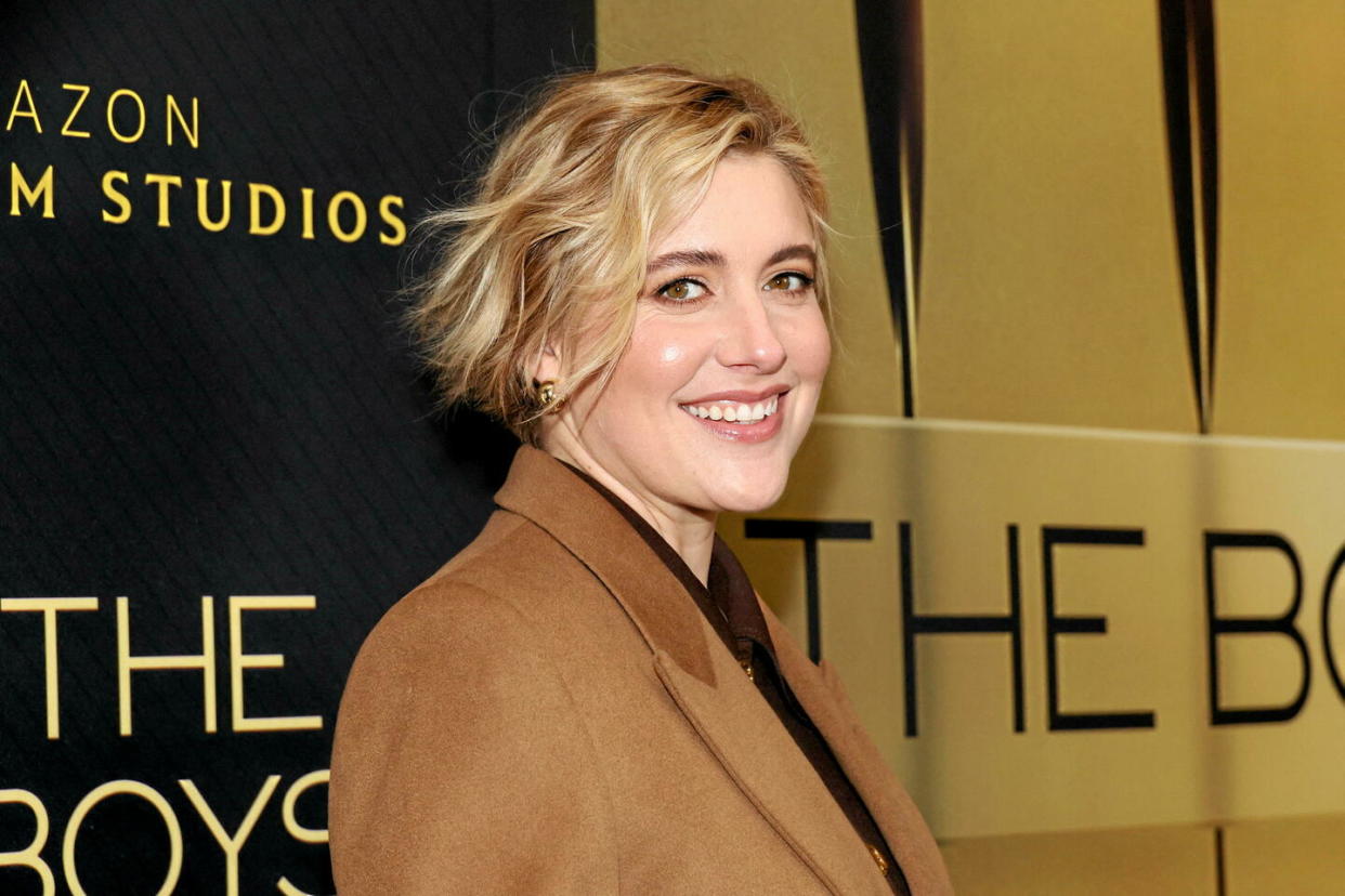 Greta Gerwig le 13 décembre 2023 à New York.  - Credit:DIA DIPASUPIL / GETTY IMAGES NORTH AMERICA / Getty Images via AFP