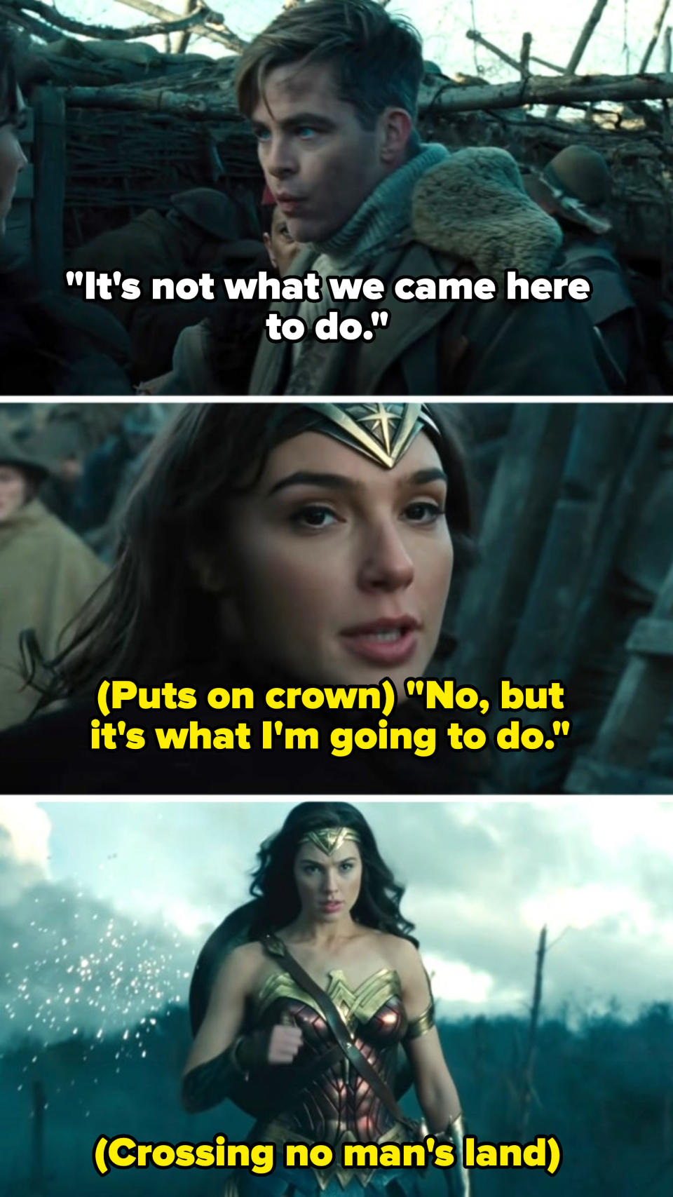 Screenshots from "Wonder Woman"