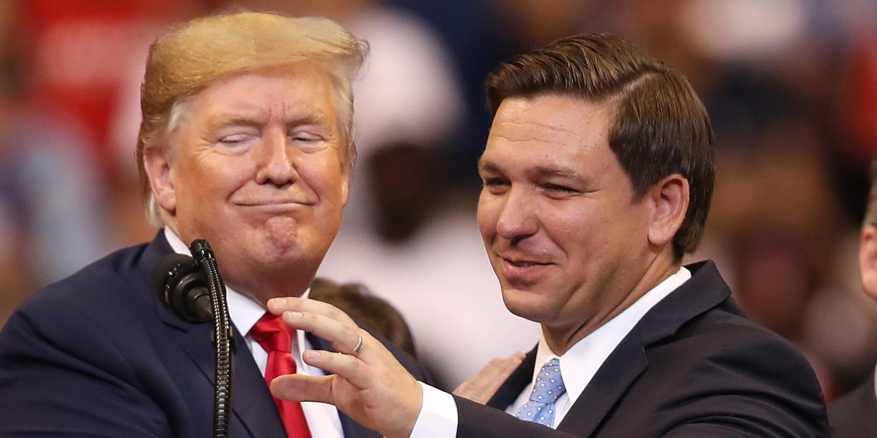 donald trump ron desantis