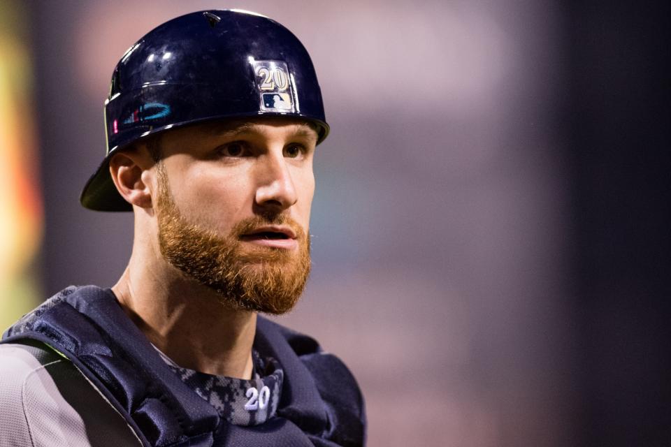 Jonathan Lucroy remains one of the top catchers in the NL. (Getty Images)