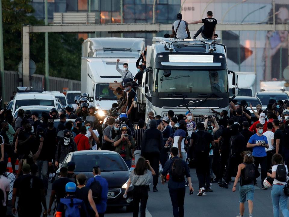 black lives matter paris france protests