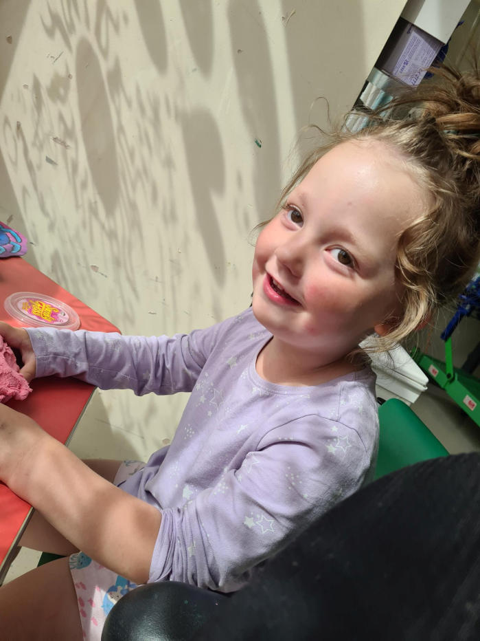 Darcey-Rose was diagnosed with retinoblastoma, a rare eye cancer that typically affects children under the age of six. (Childhood Eye Cancer Trust/SWNS)