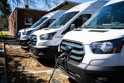 Elite Transportation charging their electric fleet!