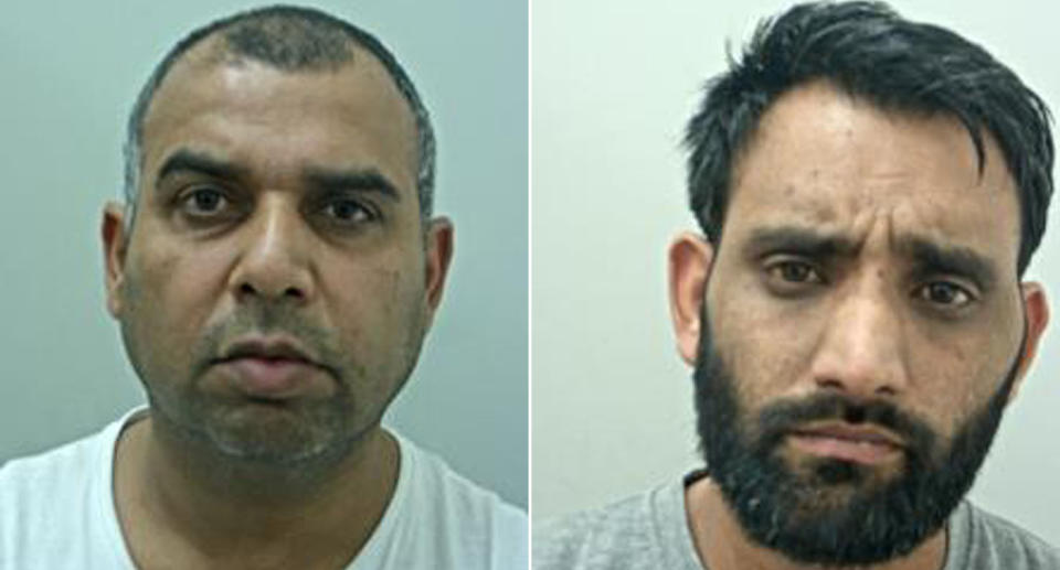 Sadaqat Ali, right, played the leading role in the attack, the court heard. Left: Syed Akbar (PA)