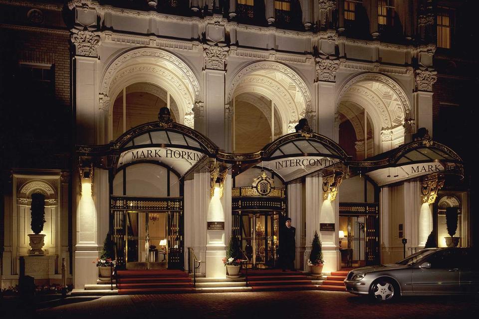 Exterior of InterContinental Mark Hopkins in San Francisco