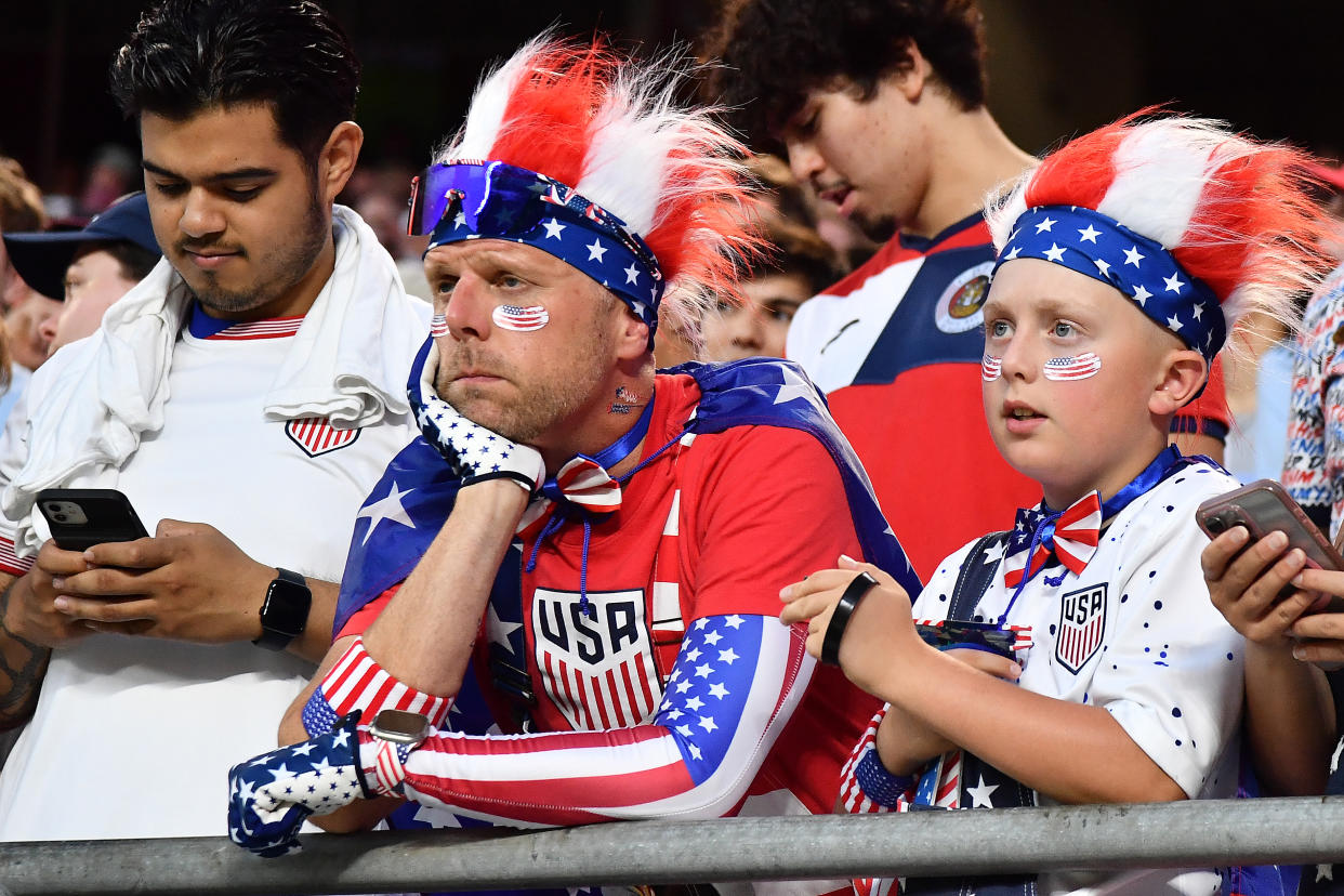 Fans at Arrowhead Stadium had a considerably better view Monday night than those at home. (Bill Barrett/ISI Photos/USSF/Getty Images for USSF)