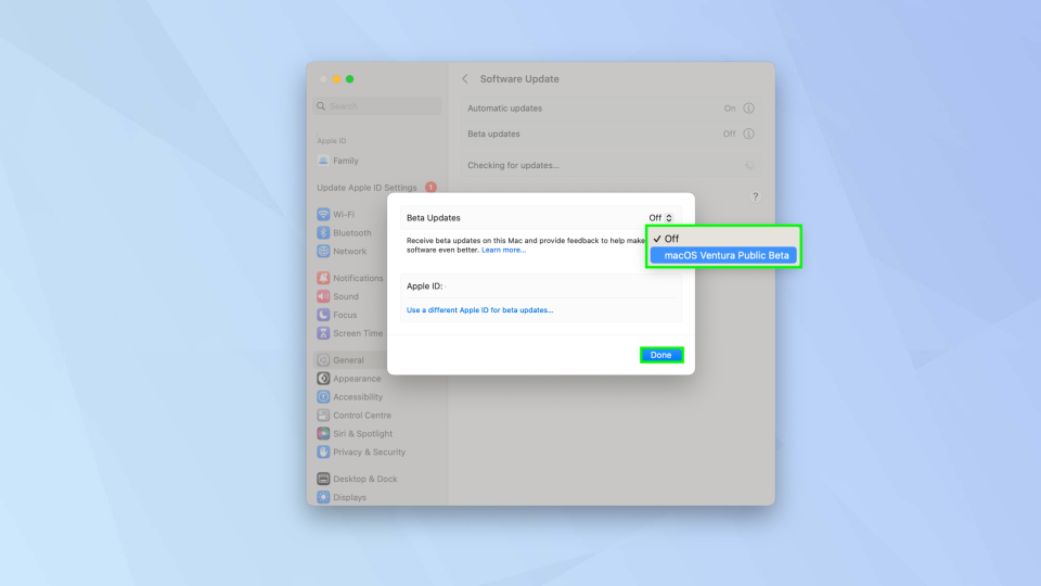 How to enable macOS beta updates