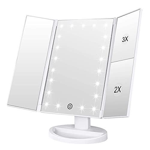 Weily Lighted Makeup Mirror with 21 LED Lights