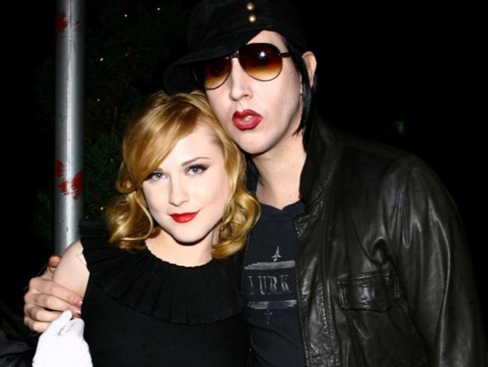 Marilyn Manson and Evan Rachel Wood (Getty Images)