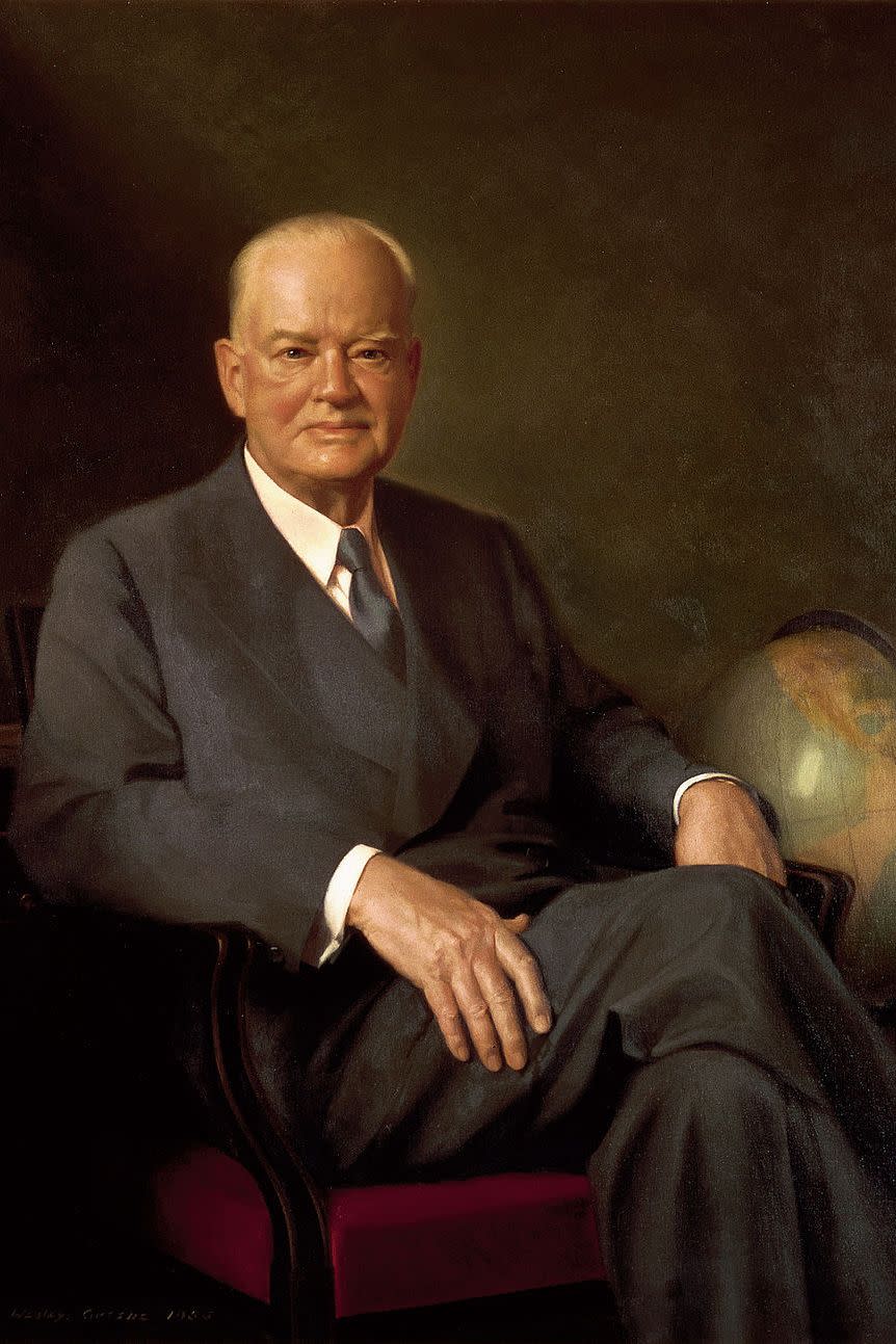 Herbert Clark Hoover was the first president born in a Western state.