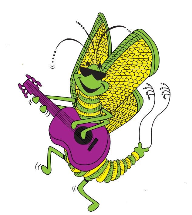 Children age 12 and younger can enter the "Name the Guitar Bug" contest at this weekend's Mayfly Music Festival.