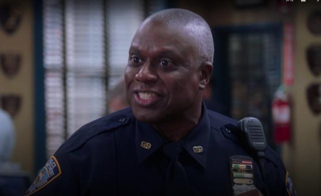 Raymond Holt Heavy Breast GIF - Raymond Holt Heavy Breast Captain