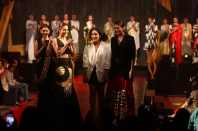 Masaba Gupta's fashion show. Image: Twitter.com/IIFA