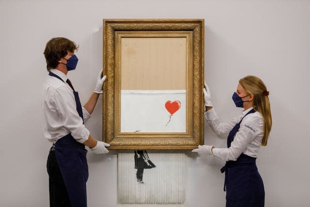 Sotheby’s – Love is in the Bin – Banksy sale