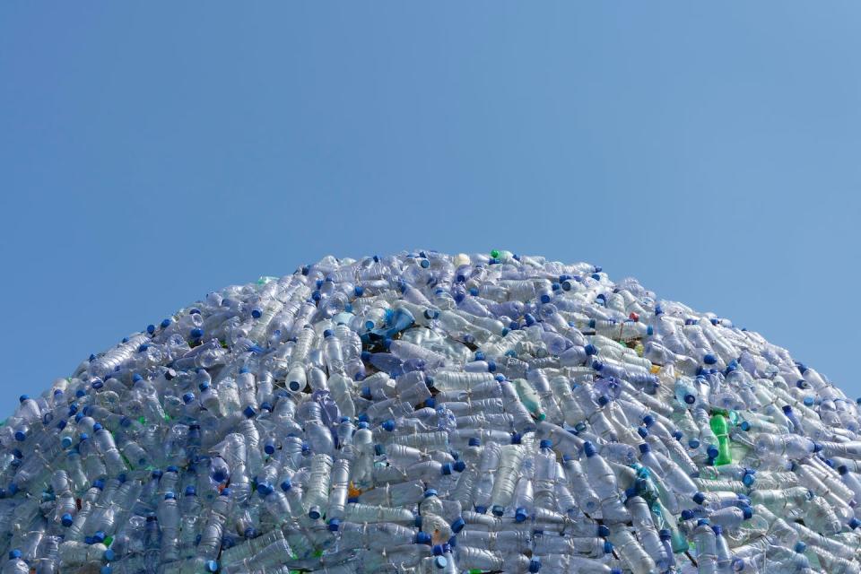 The rising sales of global bottled water is contributing to plastic pollution on land and in the oceans. (Shutterstock)