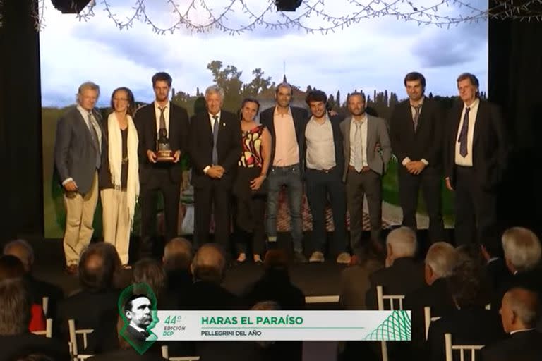 En un año espectacular, el haras El Paraíso recibió el Pellegrini del Año, la única distinción que depende exclusivamente del Jockey Club.