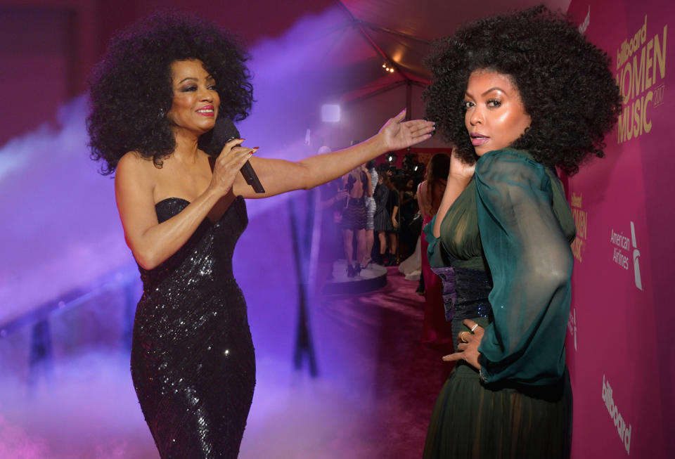 Taraji P. Henson and Diana Ross