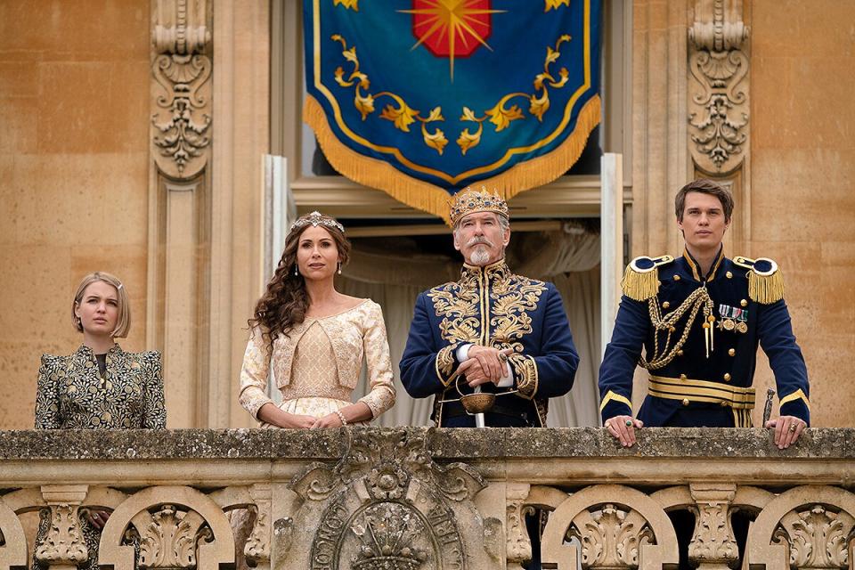 Tallulah Greive, Minnie Driver, Pierce Brosnan and Nicholas Galitzine star in CINDERELLA