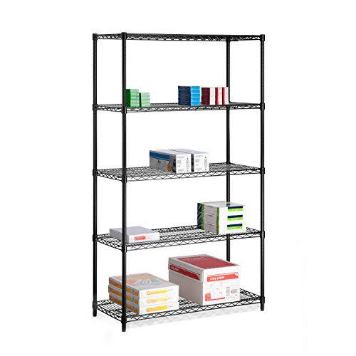 Use as much plastic and wire shelving as possible.