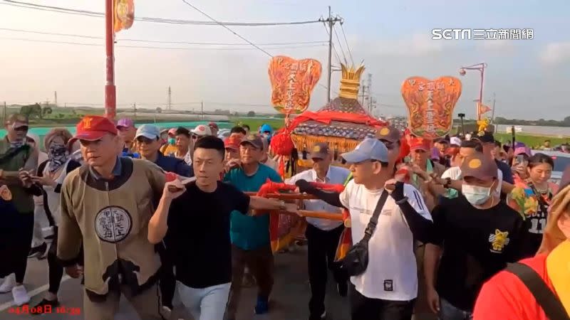 大甲媽祖9日舉行祝壽大典後將正式踏上回程。