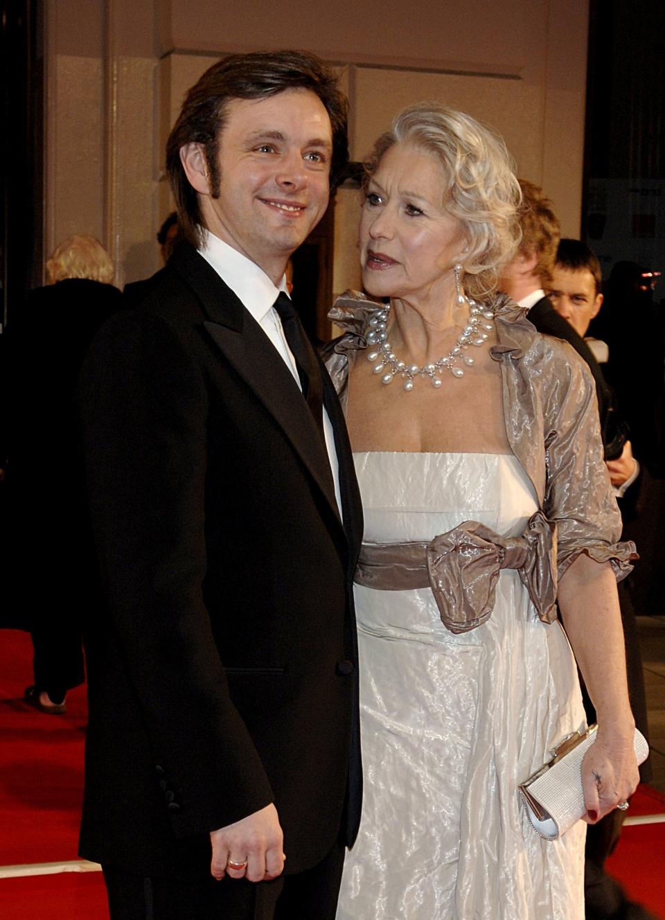 Helen Mirren and Michael Sheen arrive for the 2007 Orange British Academy Film Awards (BAFTAs) at the Royal Opera House in Covent Garden, central London.