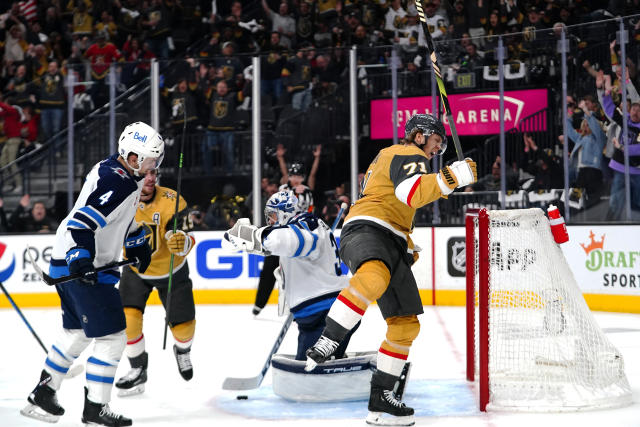 Stone scores twice to lift Golden Knights past Jets 5-2 - The San Diego  Union-Tribune